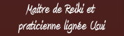 Menu maitre de Reiki